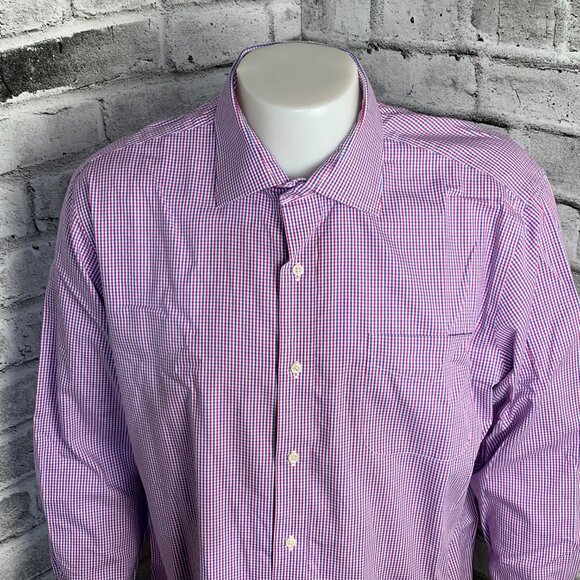 Lauren Ralph Lauren Slim Fit Gingham Print Dress Shirt - Picture 2 of 12